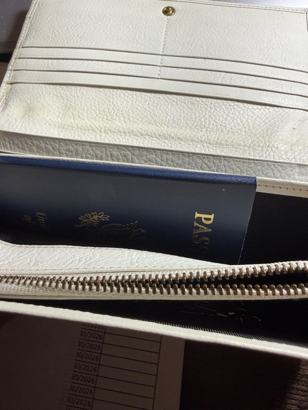 Burberry Yellow and White Quilted Leather Continental Wallet Passport Clutch - Picture 15 of 15